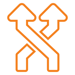 Flexibility Icon - Orange
