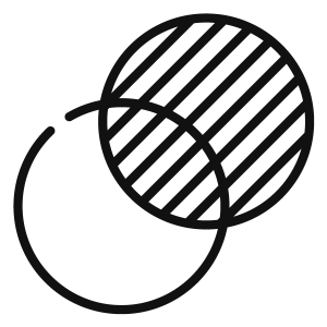Transparency Icon - Black